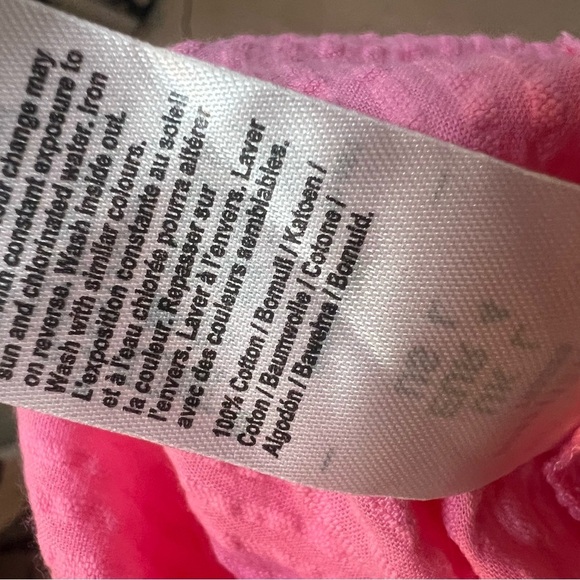 River Island Resort Maxi Dress Women’s L Tied Back Smocked - Vacation Summer - Picture 9 of 9